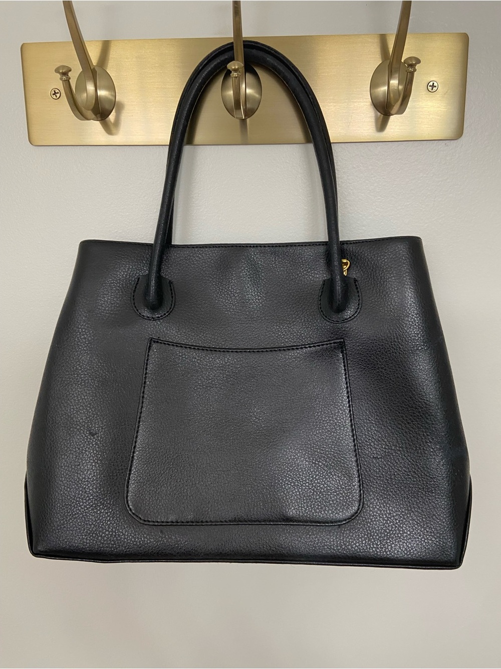 Focus Paris Women’s Black Leather Handbag made in France “Lady D The Noble”.